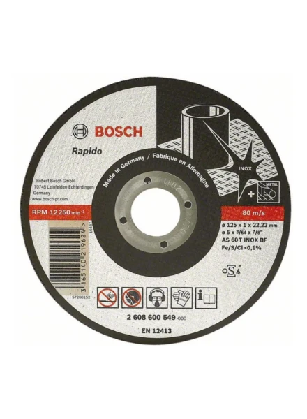 Bosch STD disque à tronçonner Inox 230 x 2 mm