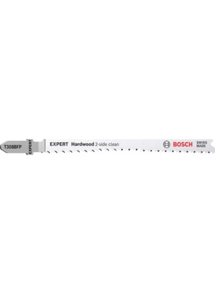 Bosch T lame de scie sauteuse T308BFP Hardwood 2x clean side - prix par set de 3 pièces