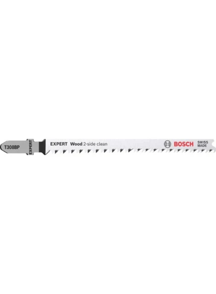 Bosch T lame de scie sauteuse T308BP Wood 2x clean side - prix par set de 3 pièces