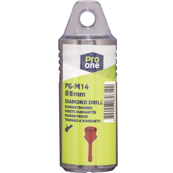 ProOne PG tegel-/natuursteenboor voor haakse slijper M14 x 8 mm