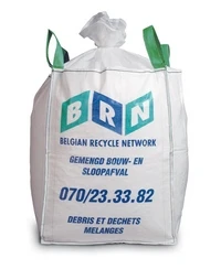 BRN bouwafvalzak 1m³ - maximaal 1500 kg