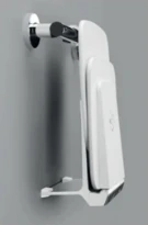 Aquaware série 300 siège de douche rabattable pour montage sur supports v 30-34mm d'épaisseur blanc/chromé