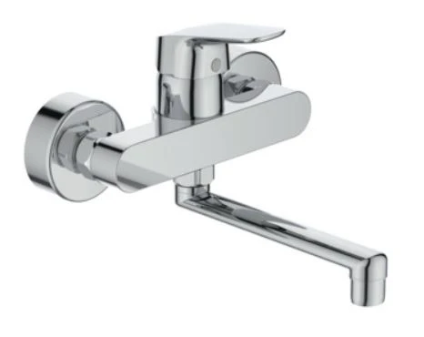 Ideal Standard Ceraflex mitigeur cuisine - modèle mural - chromé - bec d'écoulement 160 mm