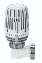 Heimeier WK tête thermostatique - blanc - modèle équerre - avec limitateur de course