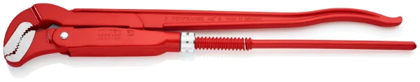 Knipex hoek-pijptang, S-vormige bek 2