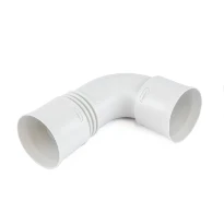 BEGETUBE Profi-Air Classic bocht 90° voor ronde ventilatiebuis ø 75 mm - nieuw model.