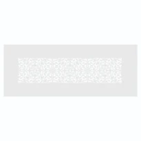 Begetube (78300668) Profi-Air grille design Flora 350 x 130 mm - blanc