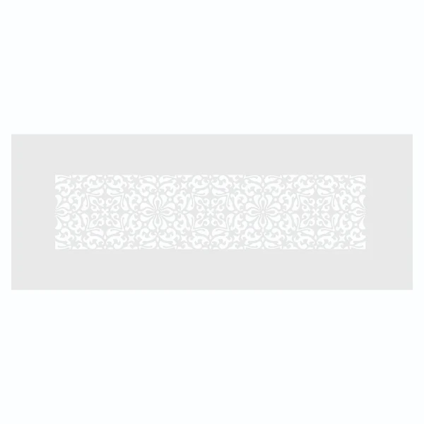 Begetube (78300668) Profi-Air grille design Flora 350 x 130 mm - blanc
