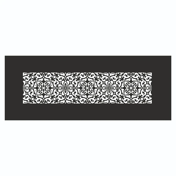 Begetube (78300669) Profi-Air grille design Flora 350 x 130 mm - anthracite
