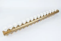 BEGETUBE Collecteur de retour dia. 5/4", avec 15 vannes d'interception avec manoeuvre manuelle, raccords M24 prémontées et 2 embouts 1/2"F supplémentaires.