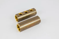 Begetube collecteur en laiton avec purge 6/4 - 3 x 3/4