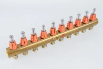 Begetube collecteur en laiton sans purge 4/4 - 10 x M24