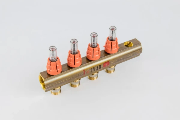 COLLECTEUR BEGETUBE 4/4 X M24 X 1/2 4 circuits avec débitmètre