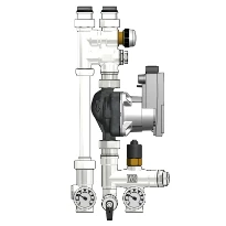 BEGETUBE Kit Multimix-C en basse température avec vanne mélangeuse et pompe circulateur électronique.