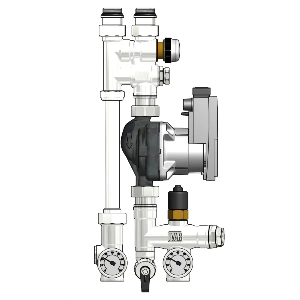 BEGETUBE Kit Multimix-C en basse température avec vanne mélangeuse et pompe circulateur électronique.