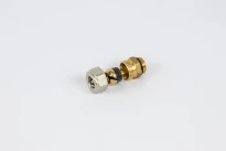 BEGETUBE Raccord-nipple pour collecteurs 1/2" (avec O-ring), avec raccord à compression de 14 mm.