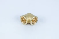 Begetube coudé en laiton 90° FF 4/4 x 4/4