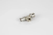 BEGETUBE Raccord à sertir en T femelle, 26x3 mm x 1/2" F x 20x2 mm.