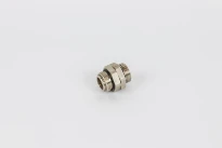 BEGETUBE Nipple pivotant 3/4" M x 3/4" M, chromé, avec joints toriques.