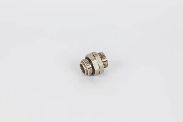 BEGETUBE Nipple pivotant 3/4" M x 3/4" M, chromé, avec joints toriques.
