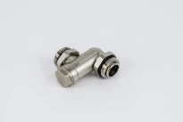 BEGETUBE Nipple concentrique chromé 1" M x 1" M, avec joints toriques.