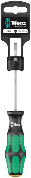 Wera 335   0,8 x 4,0 x 100 mm Screwdriver for slotted screws