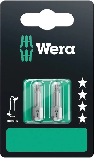 Wera 851/1 TZ PH 2 x 25 mm SB Bits assortment