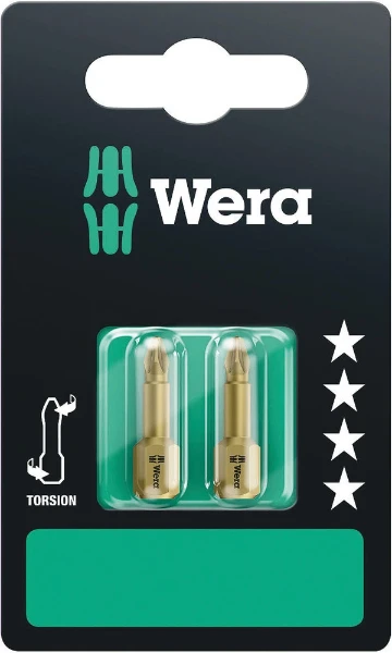 Wera 855/1 TH PZ 1 x 25 mm SB Bits assortment