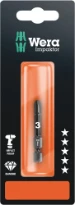 Wera 855/4 IMP DC PZ 3 x 50 mm SB Pozidriv-Bits, Impact