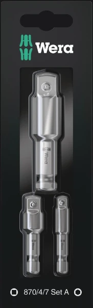 Wera 870/4/7 adaptor set