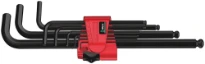 Wera 950/9 Hex-Plus 6 L-key set,  Jeu de clés mâles coudées métriques, BlackLaser