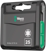 Wera Bit-Box 20 TX 25 Bits for TORX socket screws