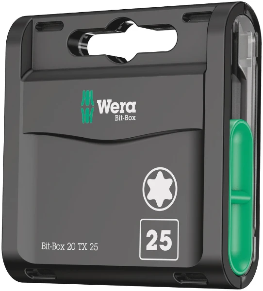Wera Bit-Box 20 TX 25 Bits for TORX socket screws