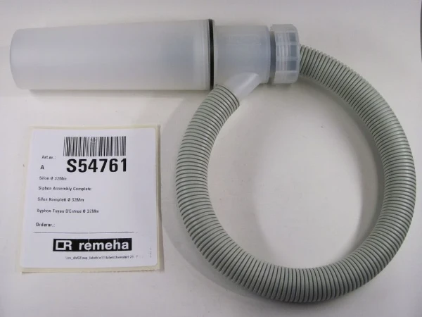 Remeha WSS siphon buse entrée Ø 32mm Q25-35-45-65