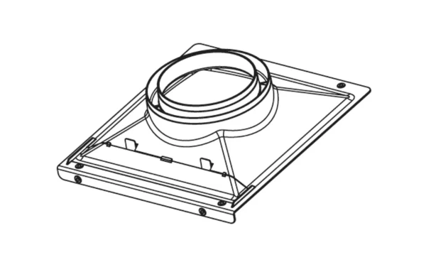 LG Acces kanaalaansluitset voor warmtepompboiler 160/200 mm