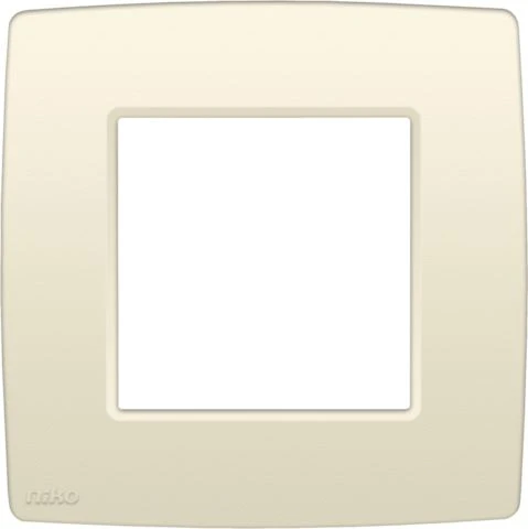 Niko plaque simple - crème