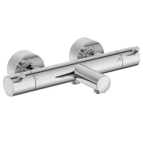 Ideal Standard Ceratherm T125 robinet thermostatique bain avec pin poignées - chromé