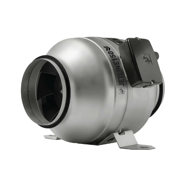 S&P metalen inline ventilator JETLINE-125 (220/240V50/60HZ) N8