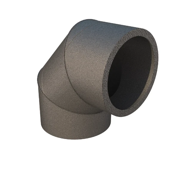 Ubbink Aerfoam bocht 90° MM 200 x 200 mm
