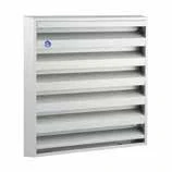 Renson 431 Alu opbouwmuurrooster met inox muggengaas 165 x 165 mm - STR 9005 Zwart
