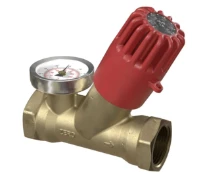 TA Therm Zero vanne d'équilibrage FF 1/2 avec thermometre 55°C