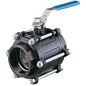 Watts vanne à boisseau sphérique X3444 trois pièces DN32 F/F 1"1/4 PFA 63 bar gaz