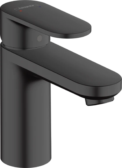 Hansgrohe Vernis Blend 100 mitigeur lavabo 'brass' vidage automatique - noir mat