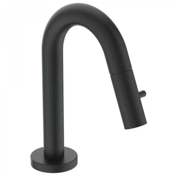 Ideal Standard IdealStream robinet eau froide - avec bec haut 125 mm - Silk Black