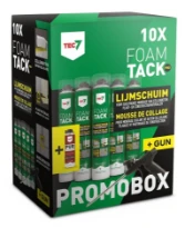 Novatech TEC7 Combipack FoamTack Pro - mousse adhésive toutes saisons + nettoyage de pistolet