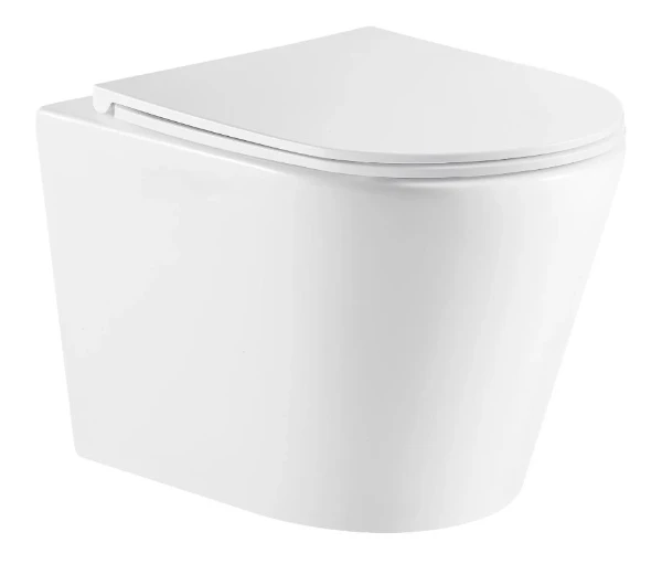 Procasa Brio wc suspendu PACK (wc suspendu + siège) 360 x 520 mm - sans bride - softclose - quick release - blanc mat