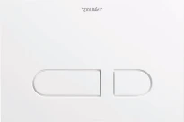 Duravit durasystem plaque de commande a1 p. wc, mat.synth. blanc