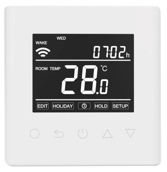 Procasa Lava thermostat avec WiFi pour chauffage au sol - blanc mat