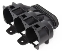 Begetube Profi air adaptateur Oval Duct tuyau- 3 x 75 mm