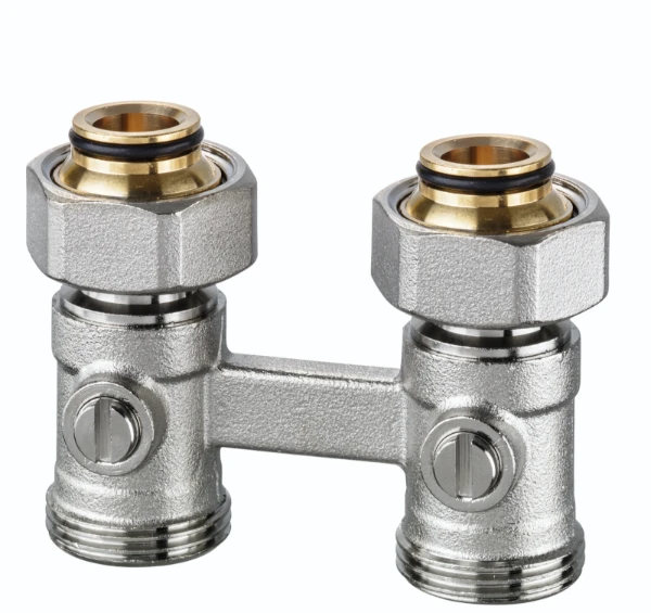 Heimeier Vekotrim H-stuk 100% vloeraansluiting 3/4 x EK3/4